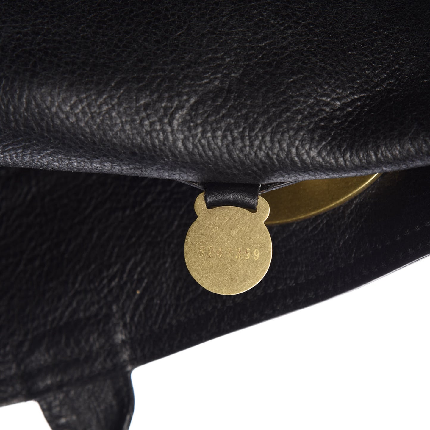 Natural Leather Bayswater Tote Black