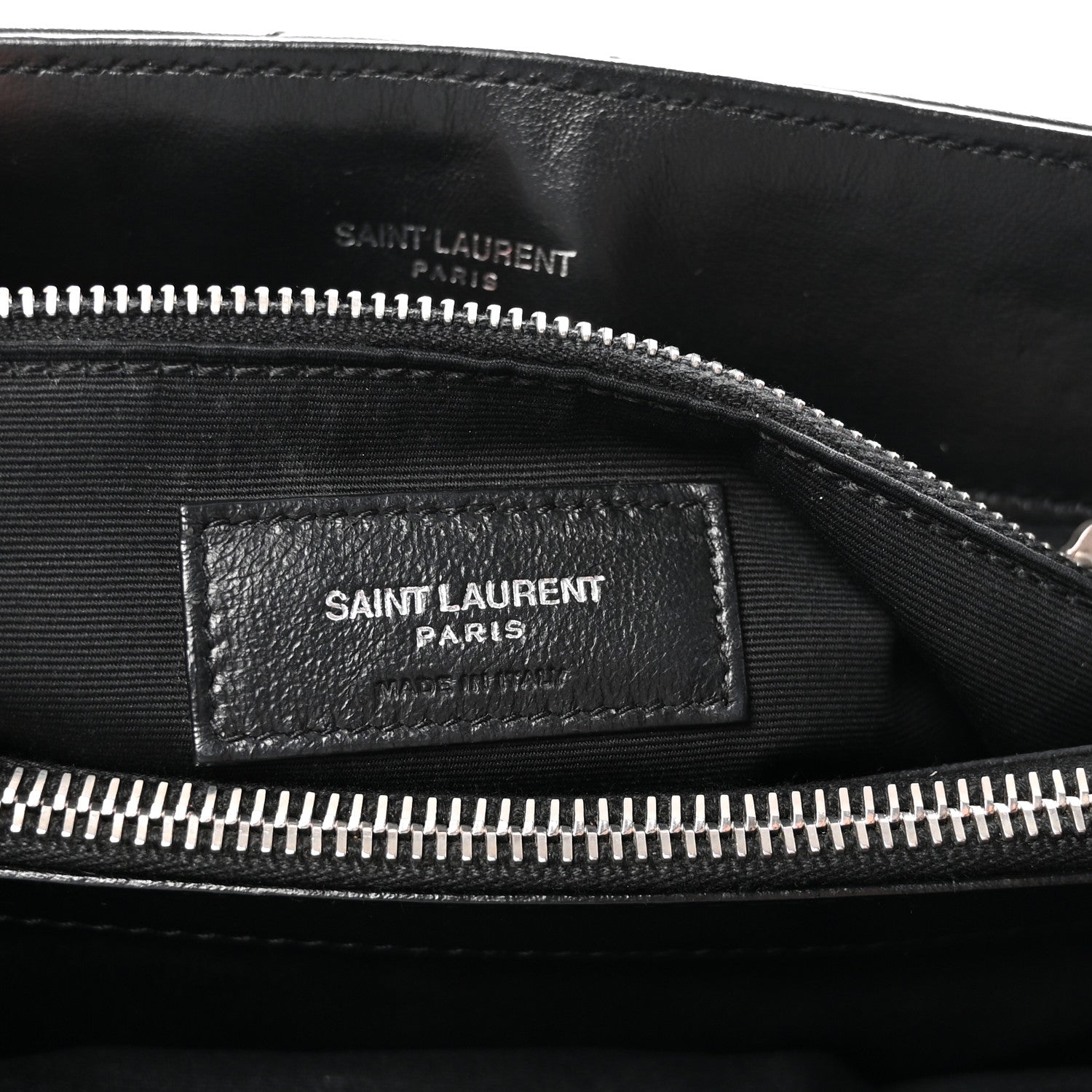 Saint Laurent Calfskin Y Quilted Monogram Medium Loulou Chain Satchel Black 6 of 9