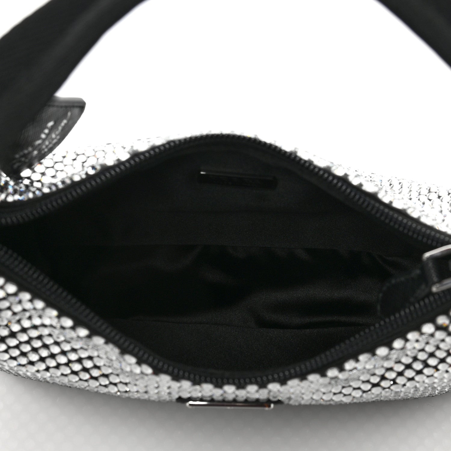 Prada Satin Crystal Mini Re-Edition 2000 Bag Cristal 5 of 9