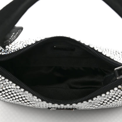 Prada Satin Crystal Mini Re-Edition 2000 Bag Cristal 5 of 9