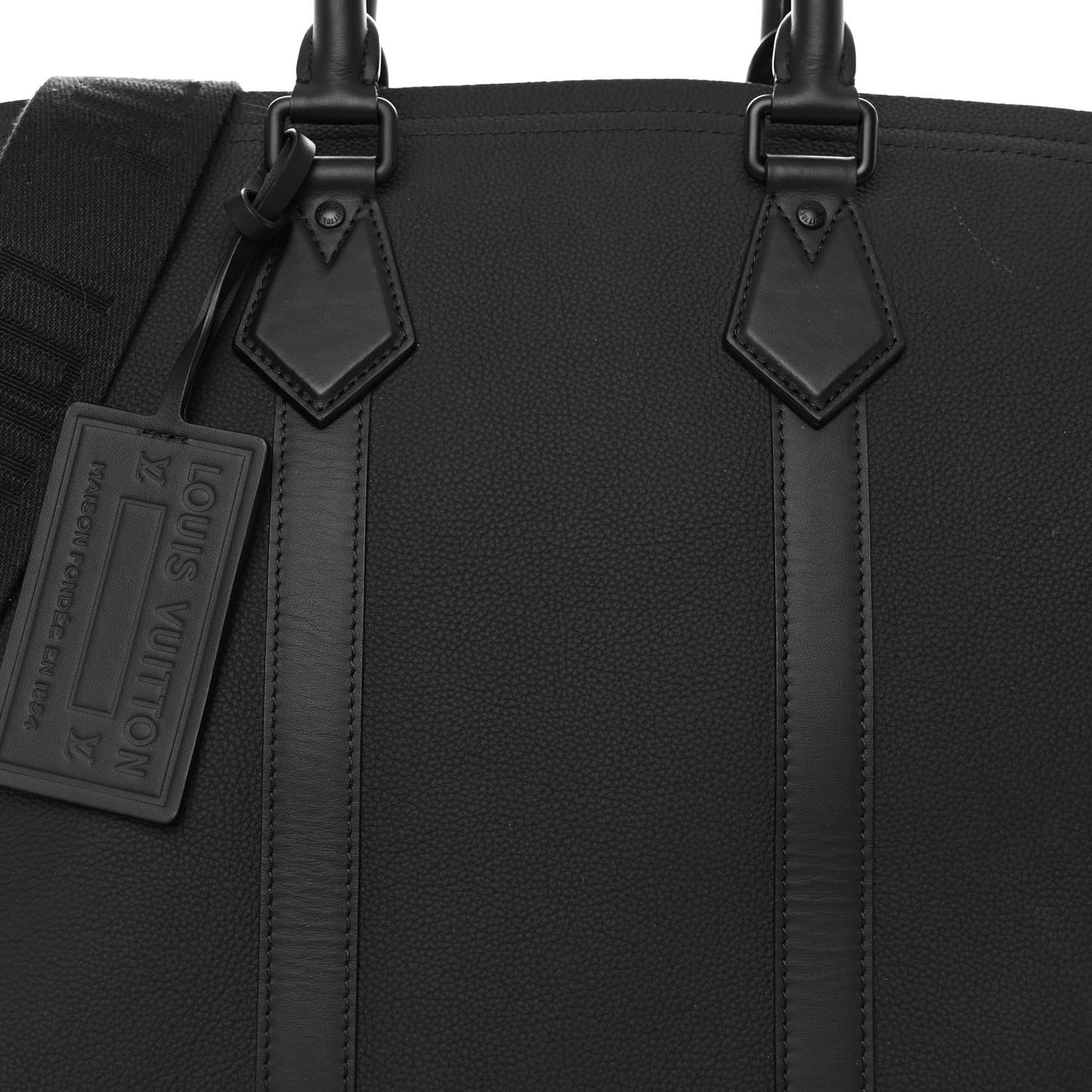 Calfskin Lockit Tote Black