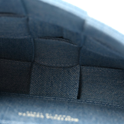 Bottega Veneta Denim Maxi Intrecciato Cassette Crossbody Bag Washed Indigo 4 of 9