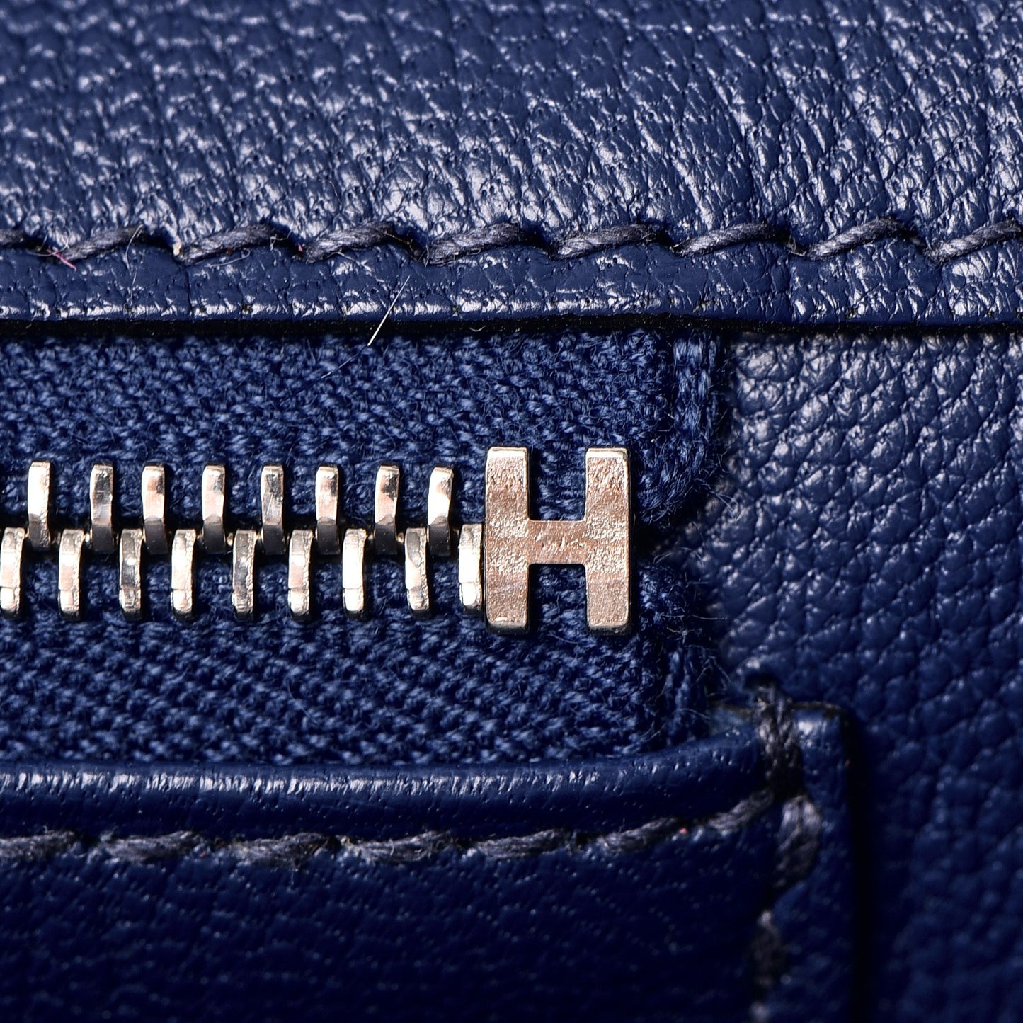 Taurillon Clemence Birkin 35 Bleu Saphir