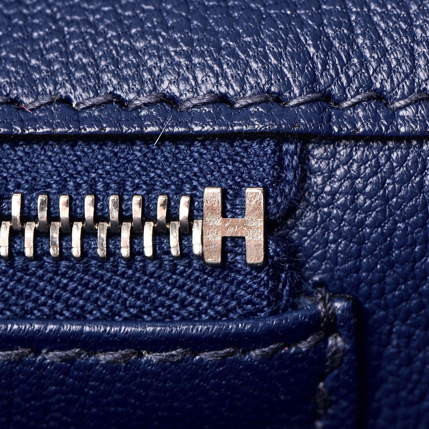 Hermes Taurillon Clemence Birkin 35 Bleu Saphir 32 of 38