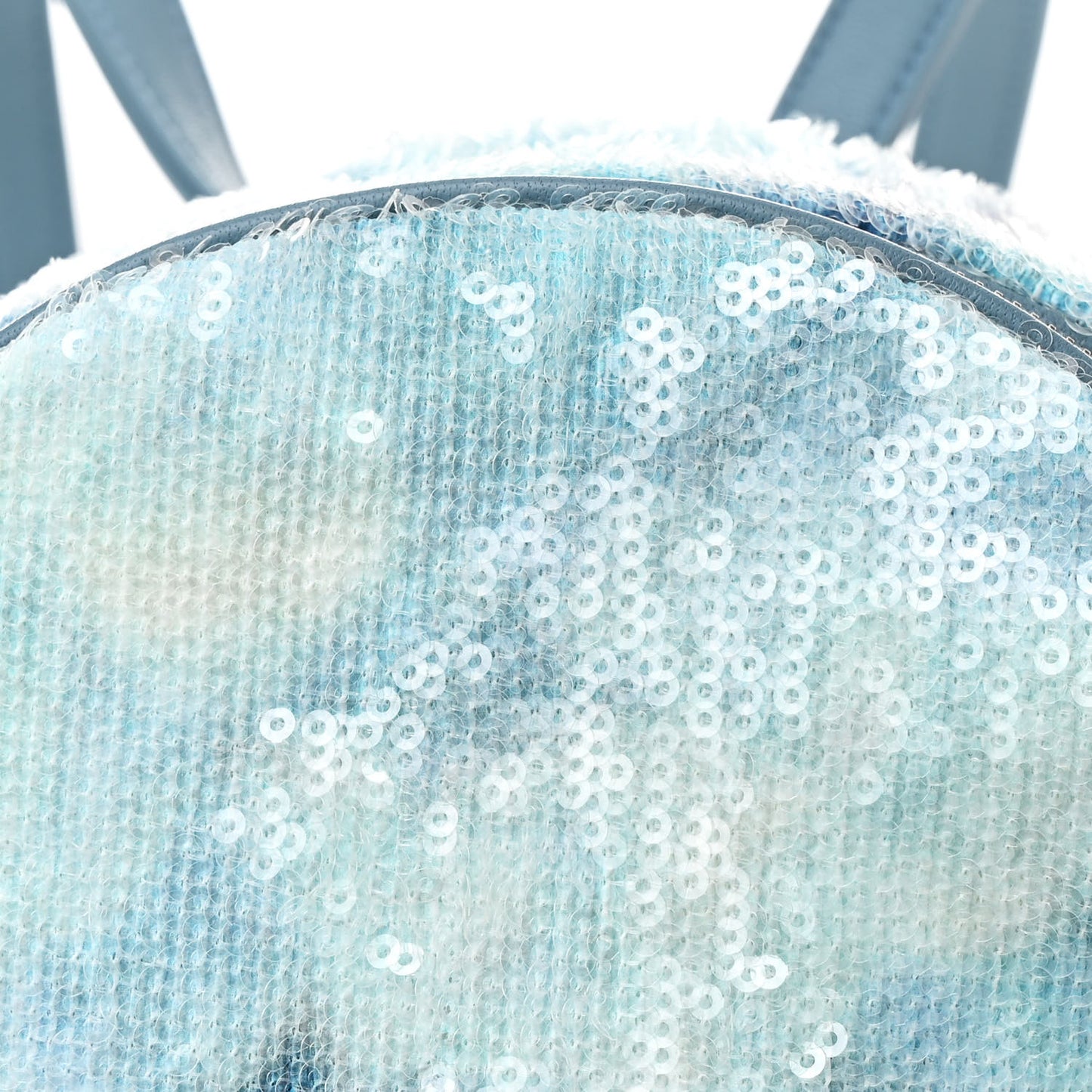 Sequin Tri-color Waterfall Backpack Light Blue