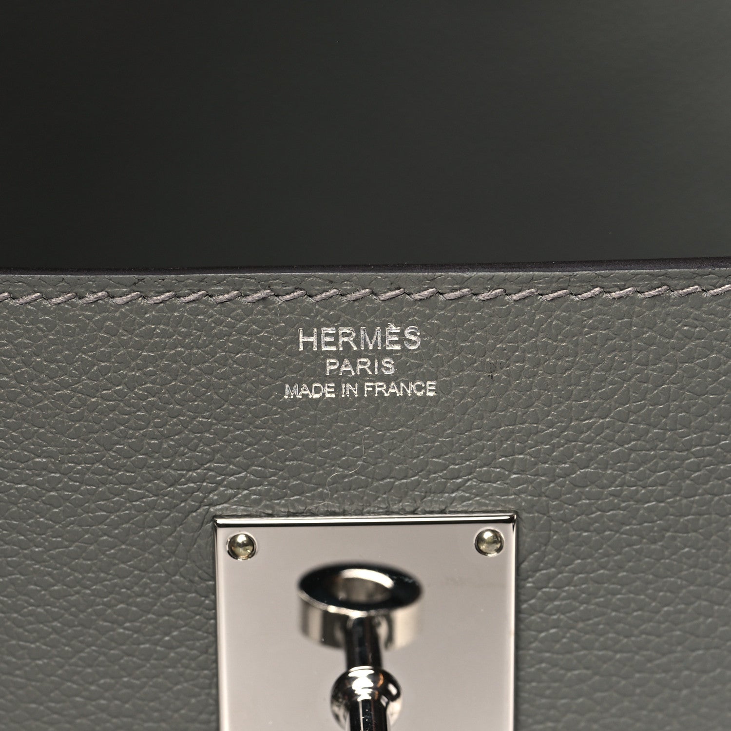 Hermes Evercolor Kelly Messenger PM Gris Meyer 6 of 9
