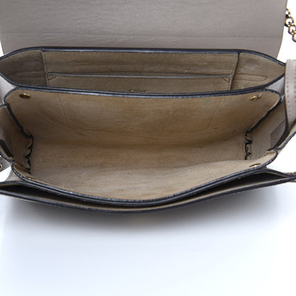 Chloe Suede Calfskin Small Faye Shoulder Bag Motty Grey 5 of 18