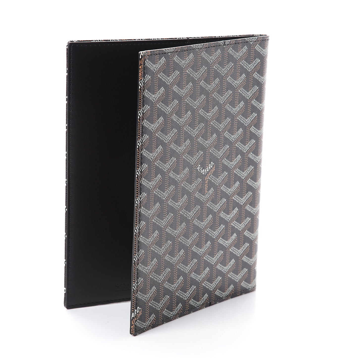 Goyardine Agenda Cover Black