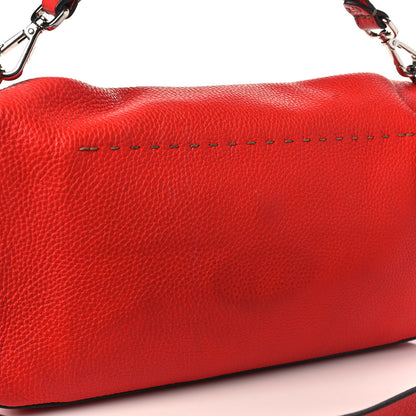 Fendi Cuoio Romano Selleria Large Baguette Papavero 9 of 13