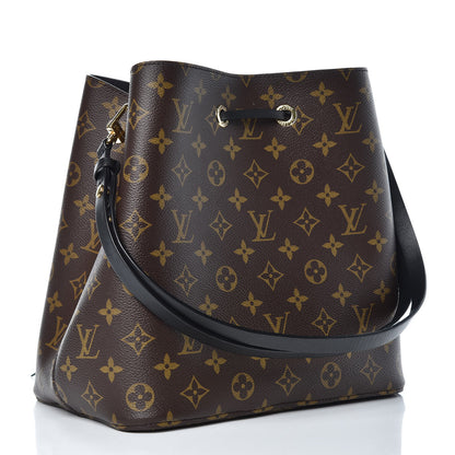 Louis Vuitton Monogram Neonoe MM Black 3 of 7