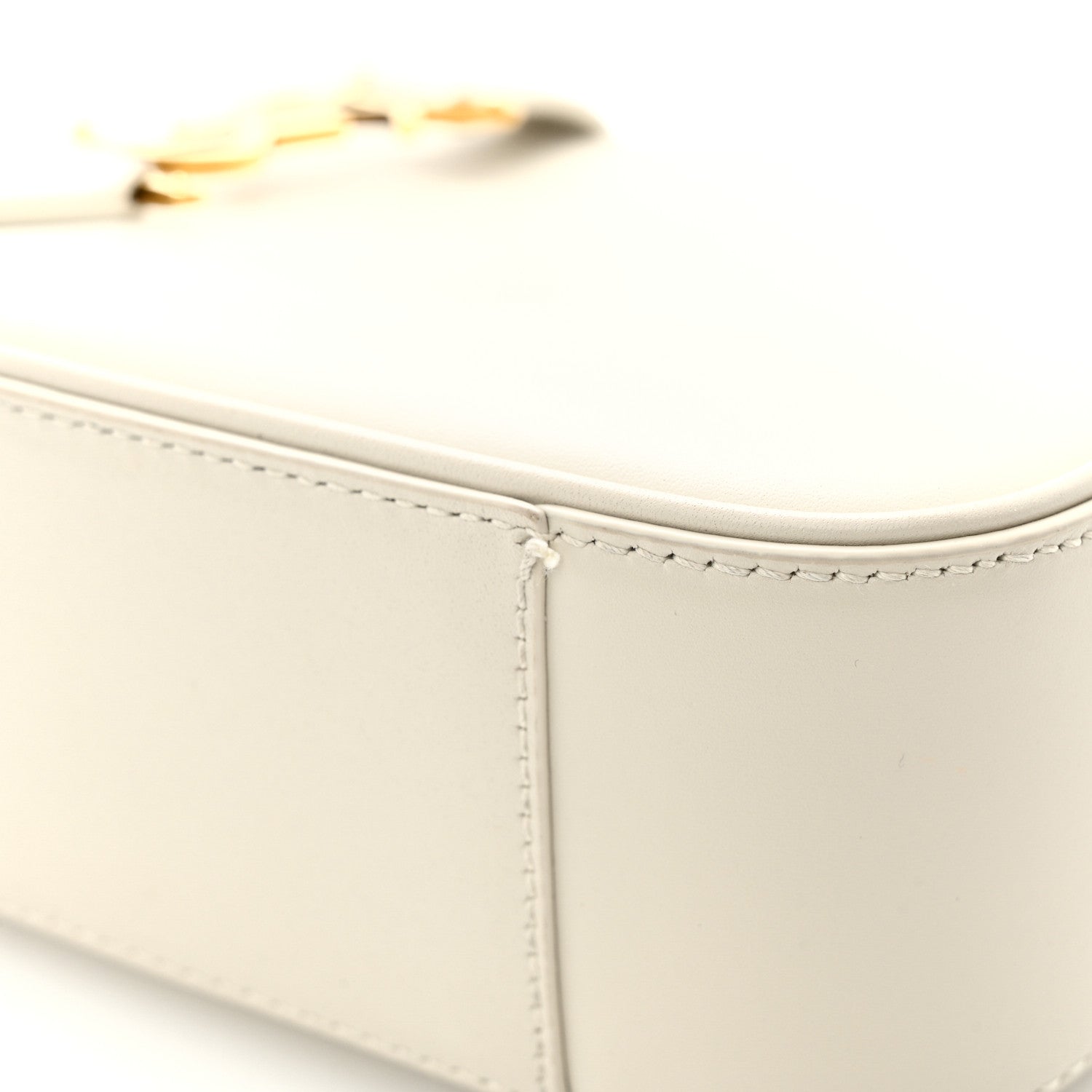 Saint Laurent Smooth Calfskin Le 5 A 7 Hobo Crema Soft 11 of 13