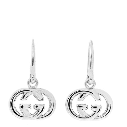 Gucci Sterling Silver Britt Drop Earrings 1 of 4