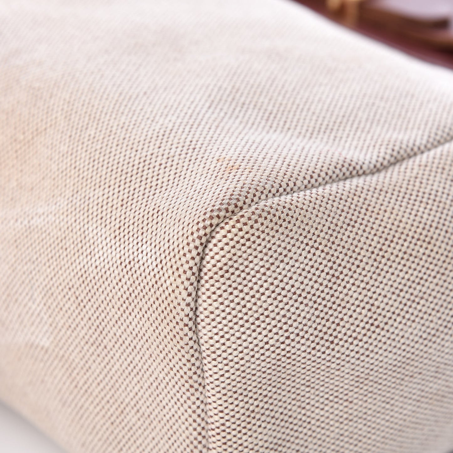 Toile Vache Calfskin Herbag 30 PM Natural