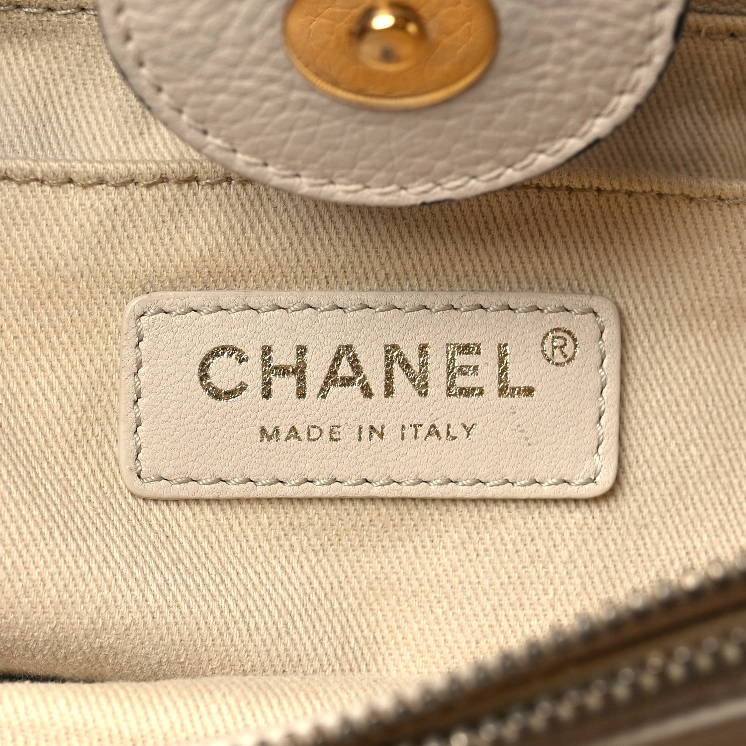 Chanel Grained Calfskin Medium Bi-Color Neo Executive Shopper Tote Black Beige 7 of 11