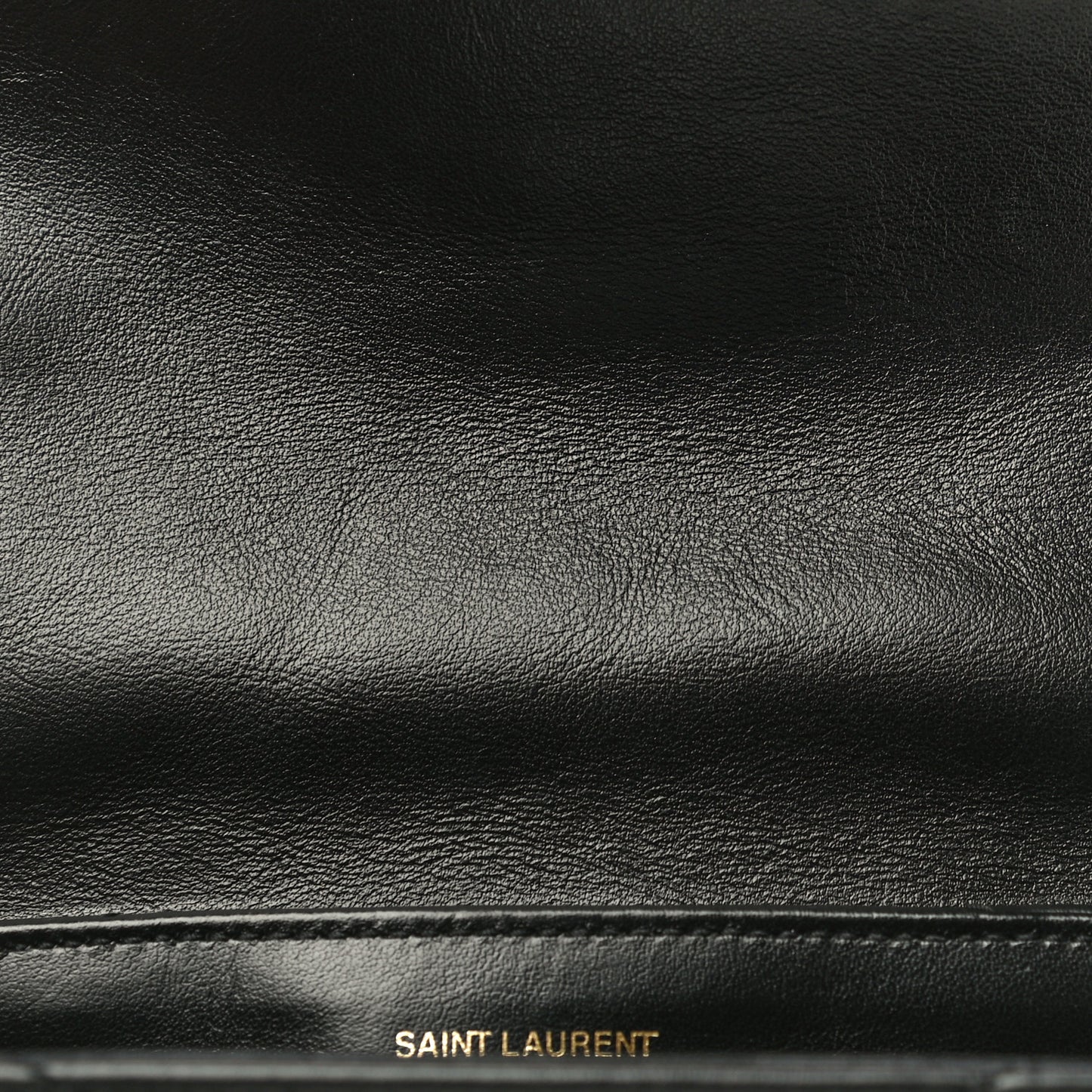 Calfskin Y Quilted Monogram Toy Loulou Crossbody Bag Black
