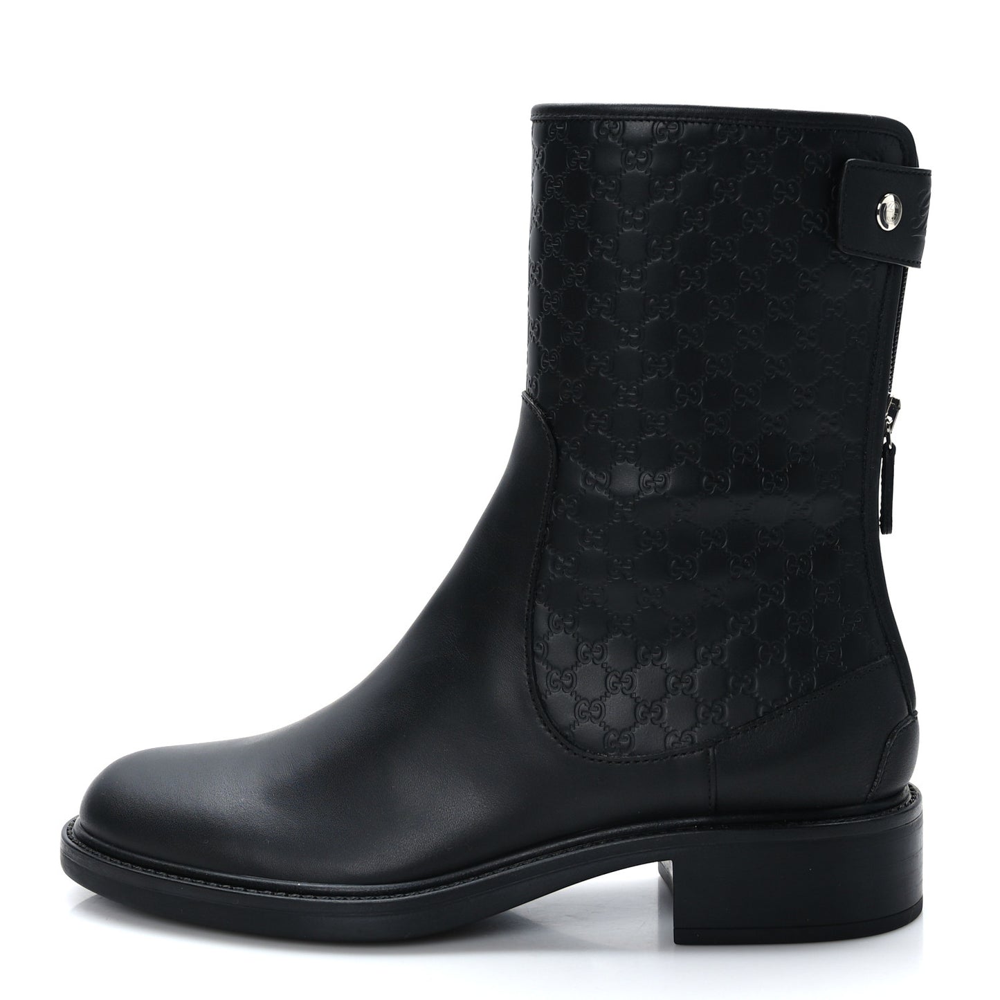 Soft Microguccissima Zip Boots 36 Black