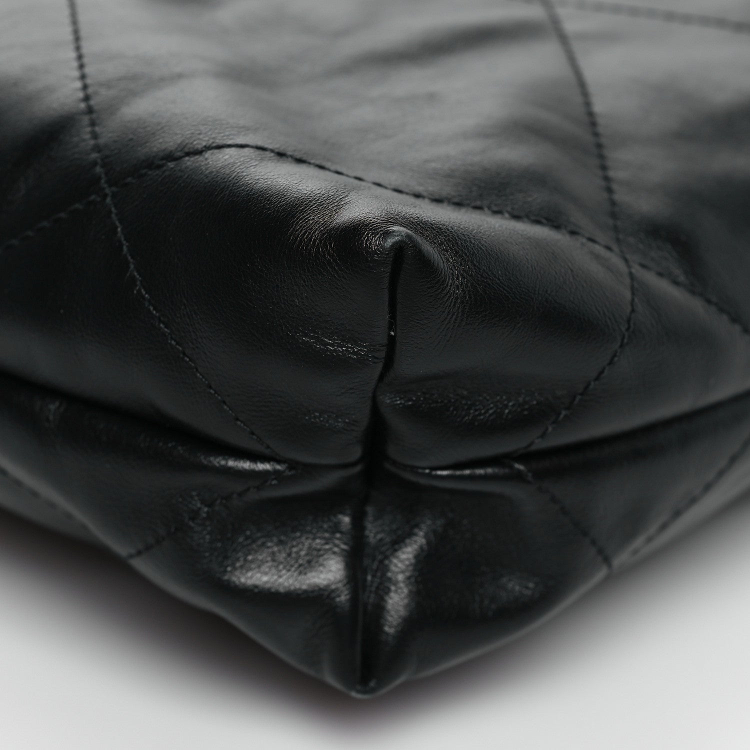 Chanel Shiny Calfskin Quilted Small Chanel 22 Black 10 of 11