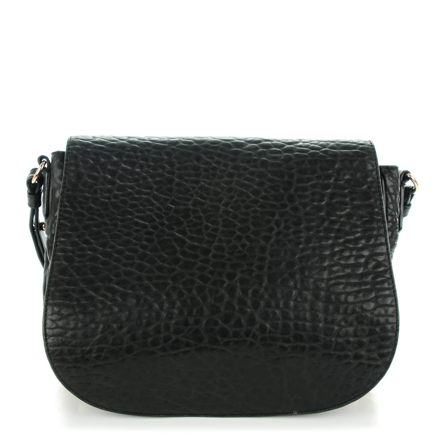 Alexander Wang Pebbled Lambskin Lia Sling Black with Rose Gold Hardware 1 of 7