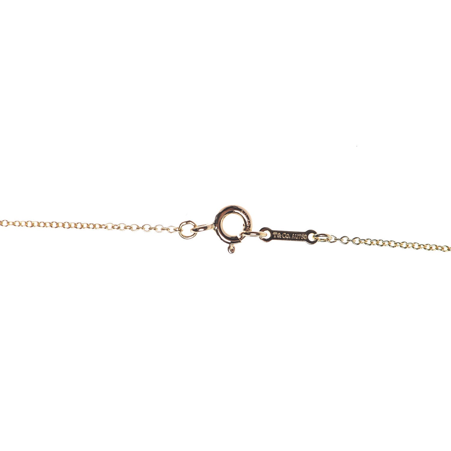 Tiffany 18K Yellow Gold Diamond Paloma Picasso Venezia Luce Pendant Necklace 5 of 6