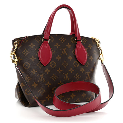 Louis Vuitton Monogram Flower Zipped Tote PM Lie de Vin 3 of 10