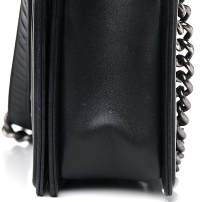 Chanel Calfskin Quilted New Medium Boy Flap Black 17 of 19
