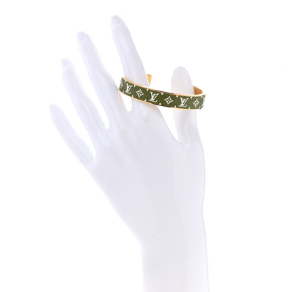 Louis Vuitton Palladium Monogram Nanogram Cuff S 2 of 6