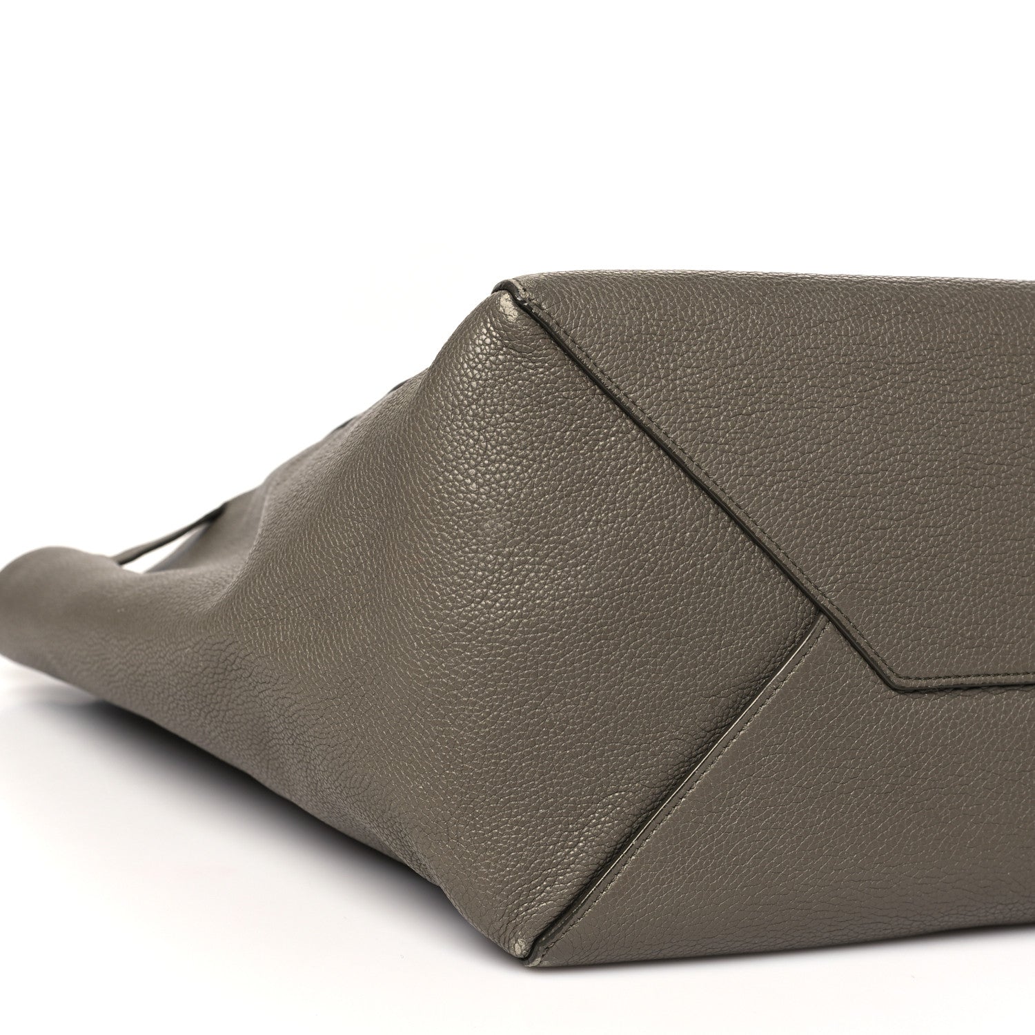Celine Soft Grained Calfskin Small Belt Cabas Phantom Taupe 8 of 10