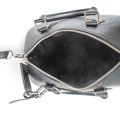Louis Vuitton Epi Speedy Bandouliere 25 Black 5 of 7