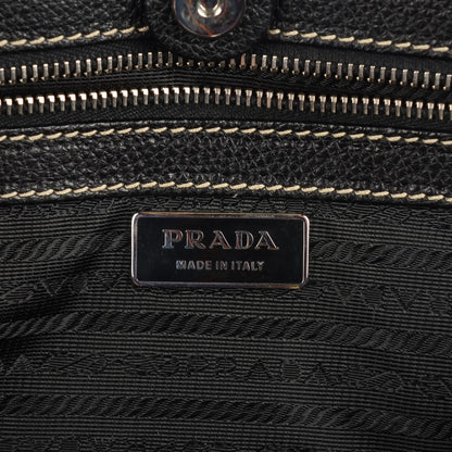 Prada Vitello Daino Shoulder Bag Nero Black 7 of 9