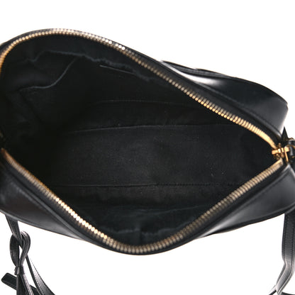 Saint Laurent Calfskin Matelasse Monogram Lou Camera Bag Black 5 of 11