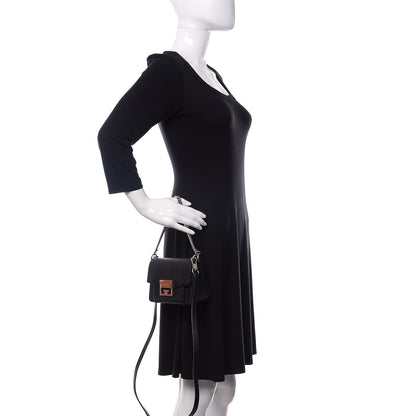 Givenchy Goatskin Mini GV3 Shoulder Bag Black 3 of 11