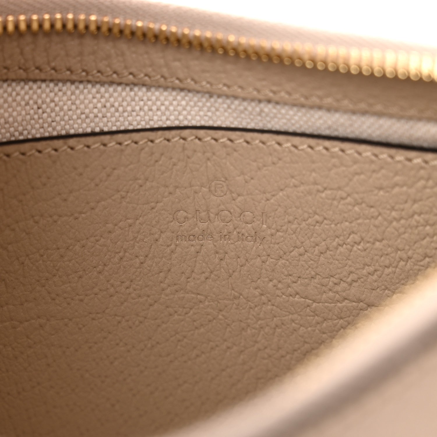 Gucci GG Supreme Monogram Textured Dollar Calfskin Small Ophidia Hobo Beige Mystic White Oatmeal 6 of 10