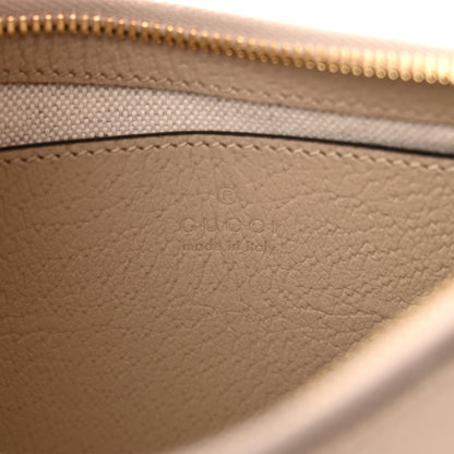 Gucci GG Supreme Monogram Textured Dollar Calfskin Small Ophidia Hobo Beige Mystic White Oatmeal 6 of 10