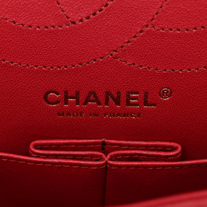 Chanel Aged Calfskin Quilted 2.55 Reissue 225 Flap Red 5 of 9