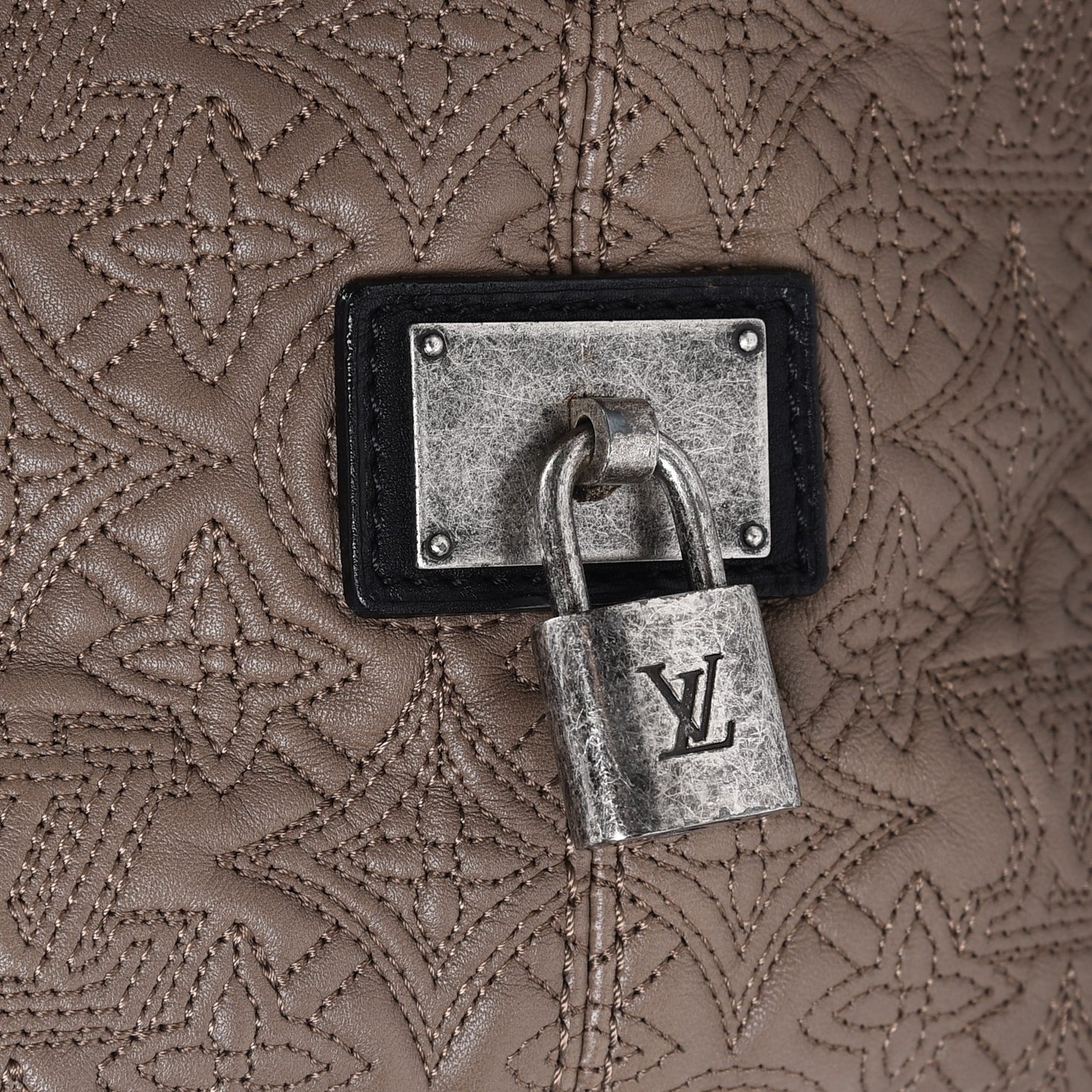 Monogram Lambskin Antheia Hobo PM Fumee