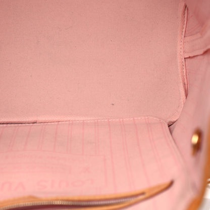 Louis Vuitton Damier Azur Neo Neverfull MM Rose Ballerine 5 of 16