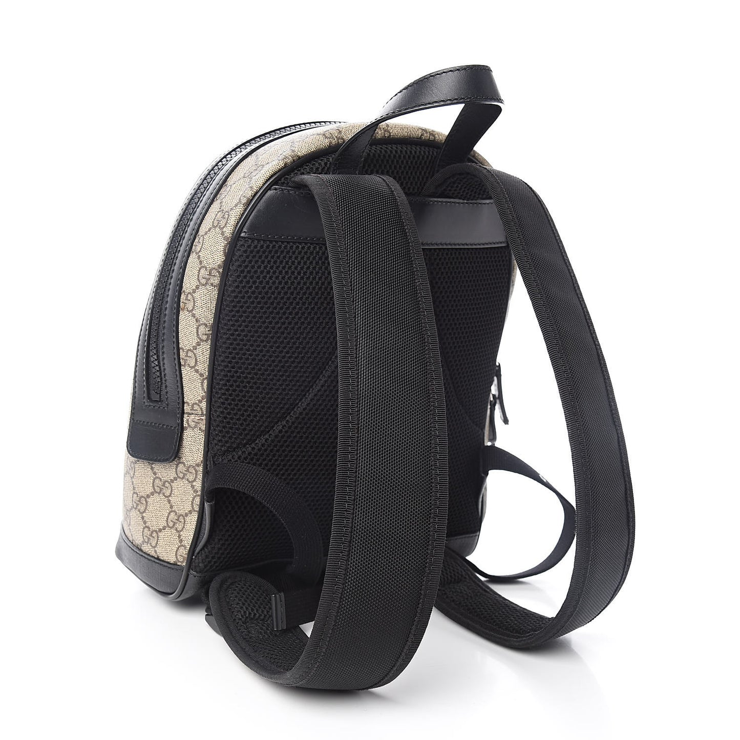 GG Supreme Monogram Small Eden Day Backpack Black