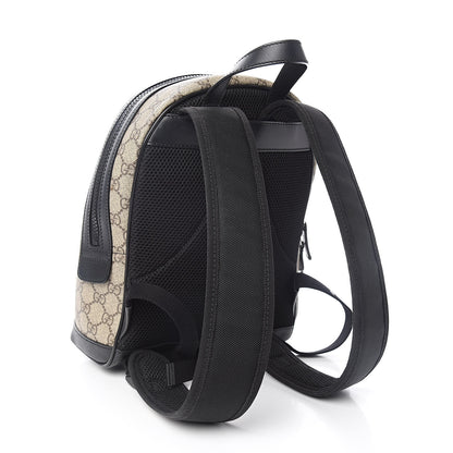 Gucci GG Supreme Monogram Small Eden Day Backpack Black 3 of 11