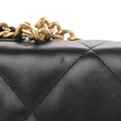 Chanel Lambskin Quilted Medium Chanel 19 Flap Black 13 of 15