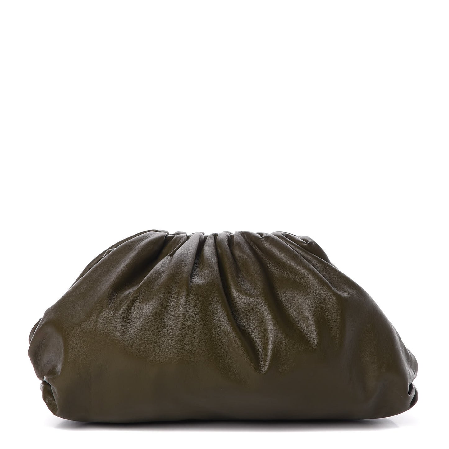 Smooth Butter Calf The Pouch Oversized Clutch Mustard
