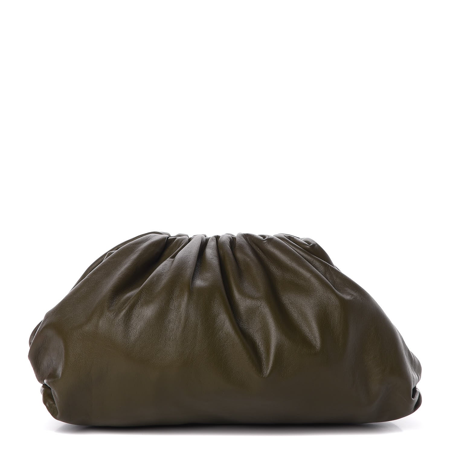 Bottega Veneta Smooth Butter Calf The Pouch Oversized Clutch Mustard 1 of 10