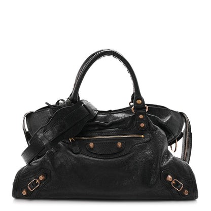 Balenciaga Agneau Giant 12 Rose Gold Hardware City Black 1 of 12
