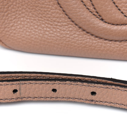 Gucci Pebbled Calfskin Small Soho Disco Bag Camelia 17 of 20