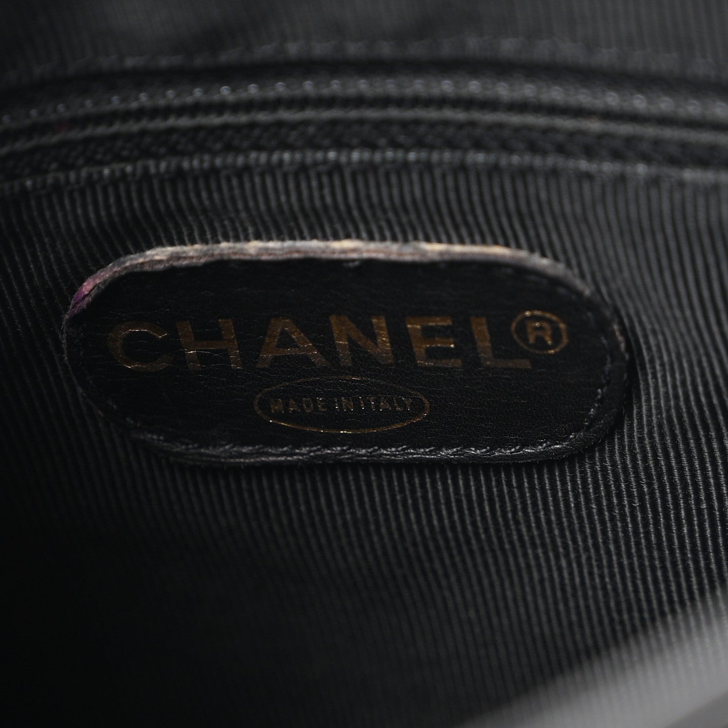 Chanel Caviar Triple CC Shoulder Bag Black 6 of 10