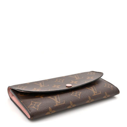 Louis Vuitton Monogram Emilie Wallet Rose Ballerine 4 of 9