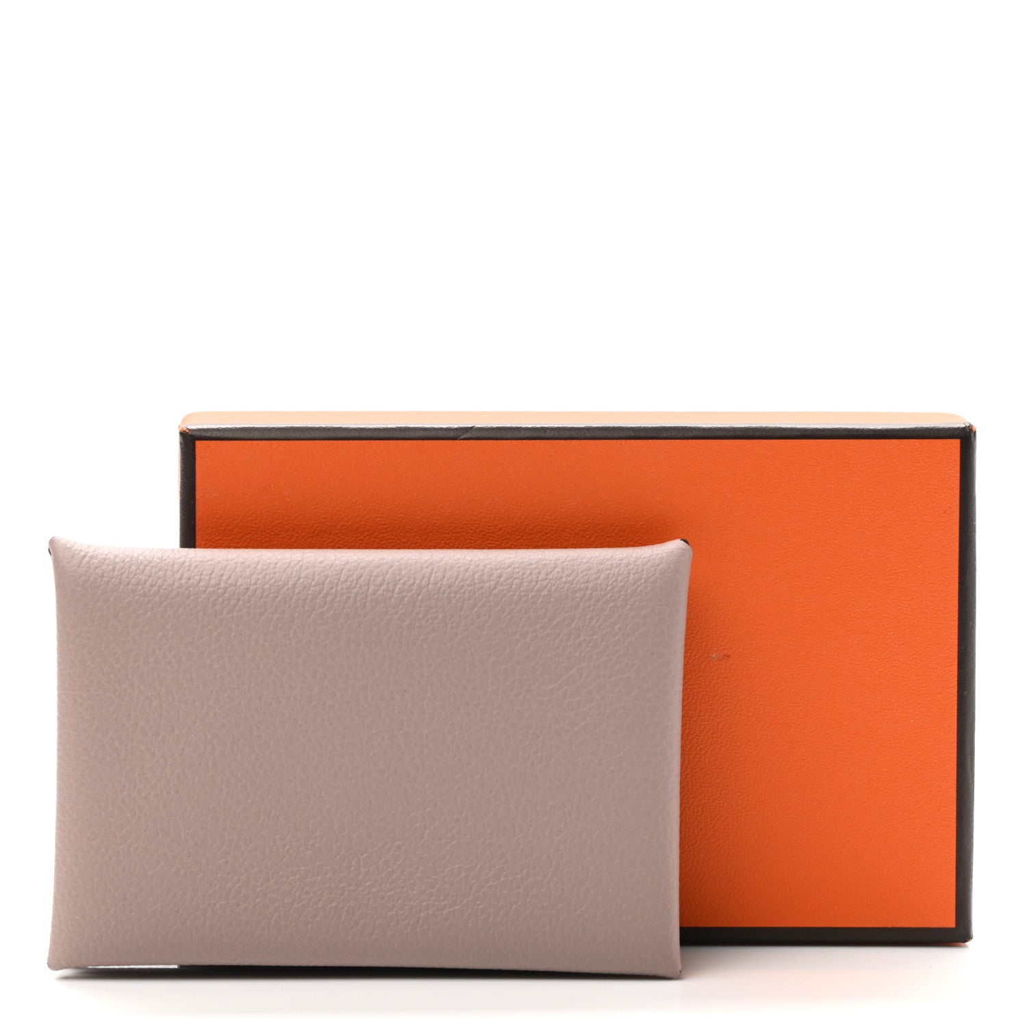 Hermes Evercolor Calvi Card Case Glycine 8 of 8