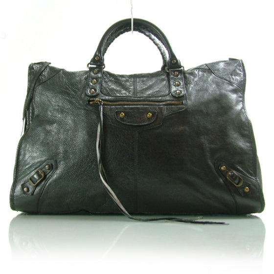 Chevre Weekender Travel Tote Black