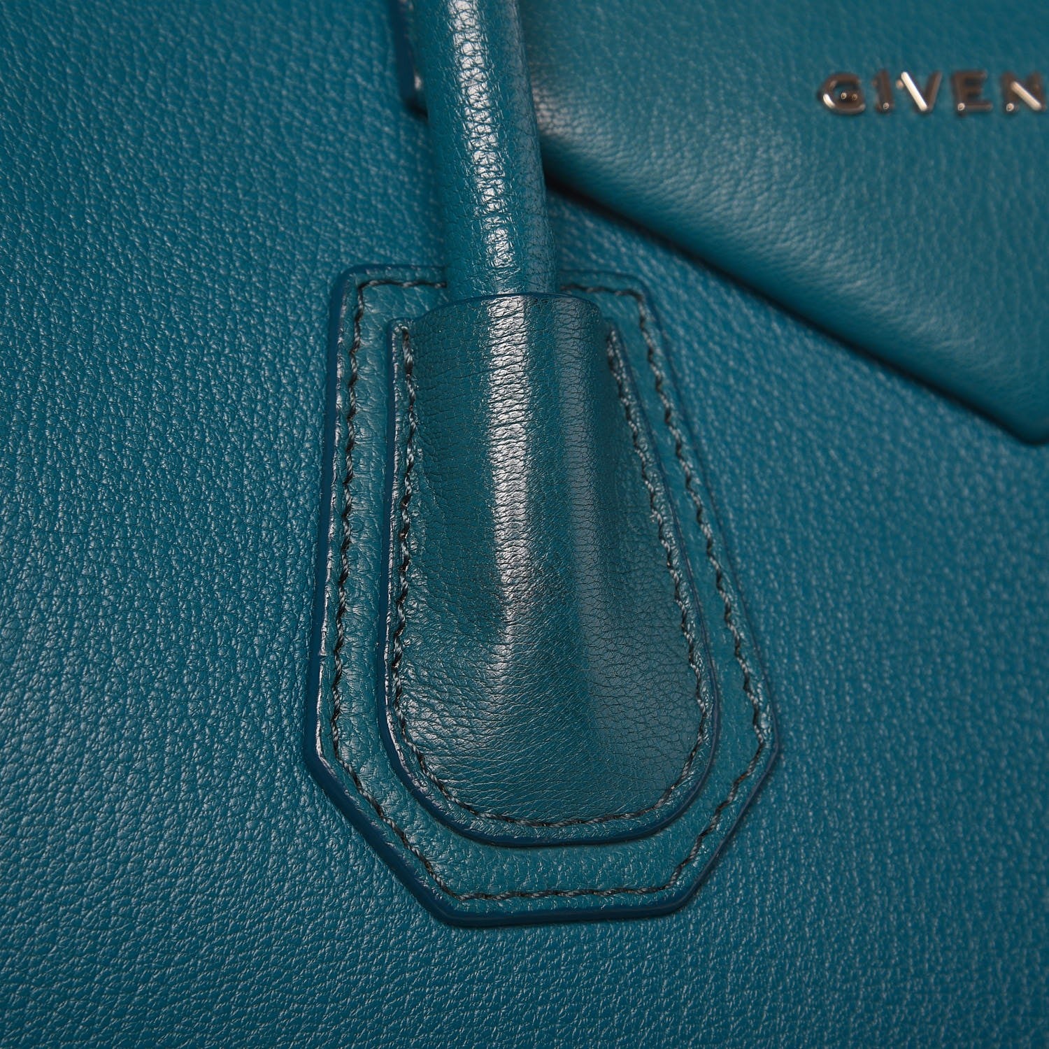 Givenchy Sugar Goatskin Medium Antigona Petrol Blue 18 of 18