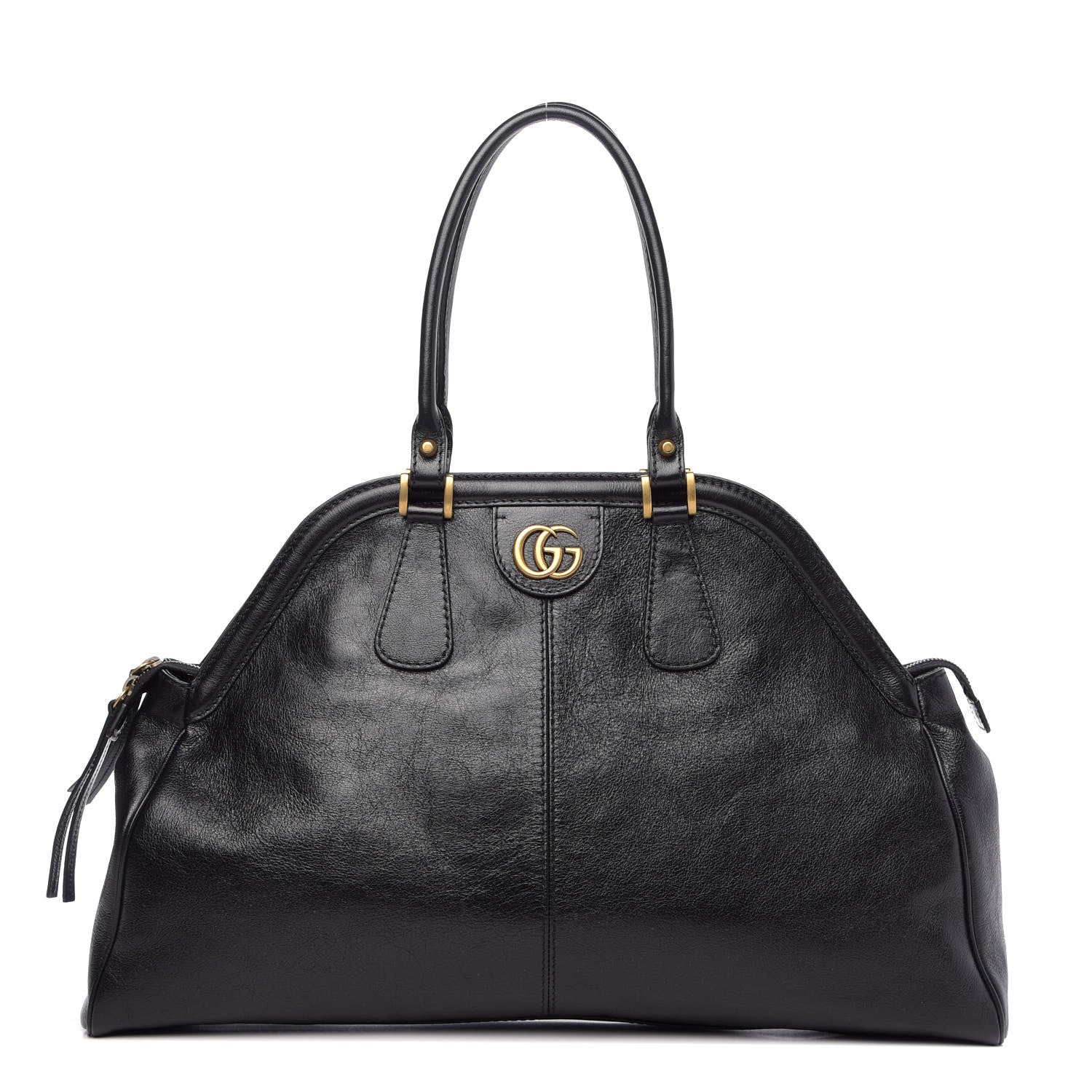 Gucci Calfskin Large Re(Belle) Top Handle Bag Black 1 of 10