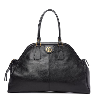 Gucci Calfskin Large Re(Belle) Top Handle Bag Black 1 of 10